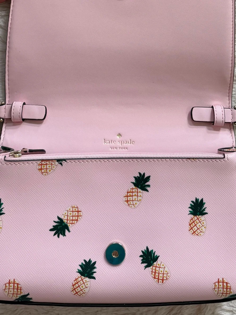 Kate Spade Staci Pineapple Small Flap Crossbody NWOT